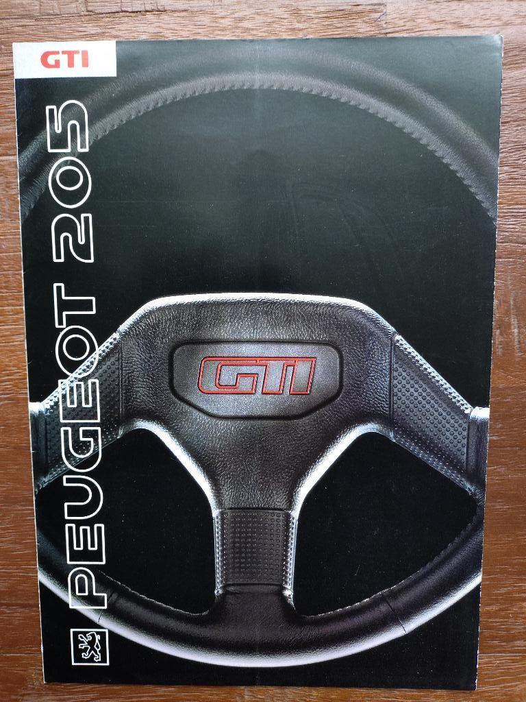 Verkoop brochure Peugeot 205 GTI, Boeken, Auto's | Folders en Tijdschriften, Gelezen, Peugeot, Ophalen of Verzenden