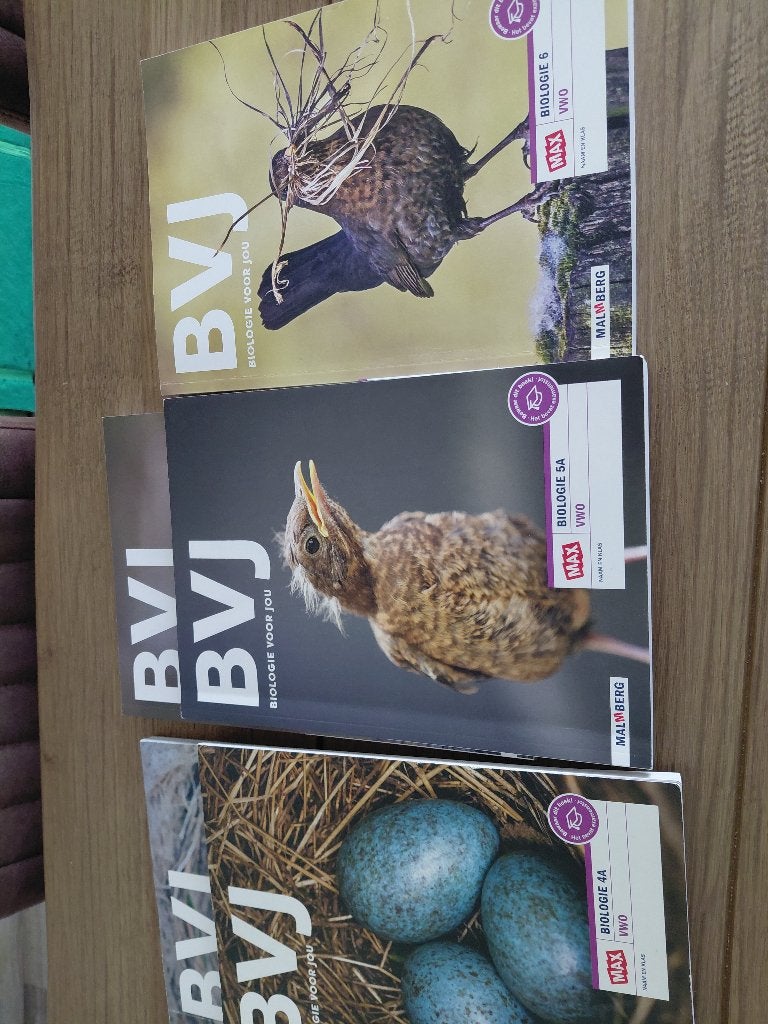 Biologie voor jou - BVJ VWO 4A/B - 5A/B  - 6, Boeken, Ophalen, VWO, Malmberg, Biologie