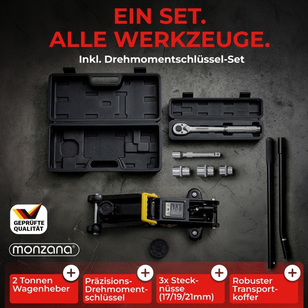 Vloerkrik garagekrik + momentsleutel 2 Ton GRATIS VERZENDEN!, Verzenden, Nieuw, Nvt, Nvt