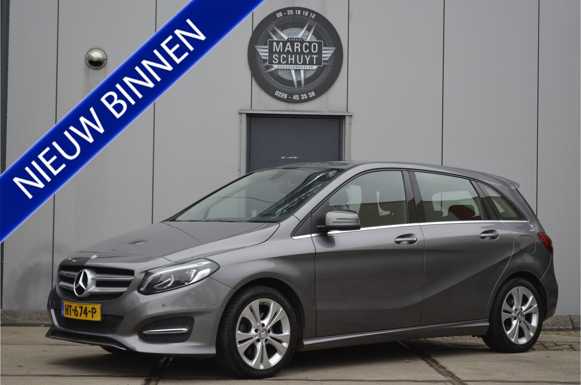 Mercedes-Benz B-Klasse 180 Ambition (bj 2016), Auto's, Voorwielaandrijving, Dealer onderhouden, Gebruikt, 4 cilinders