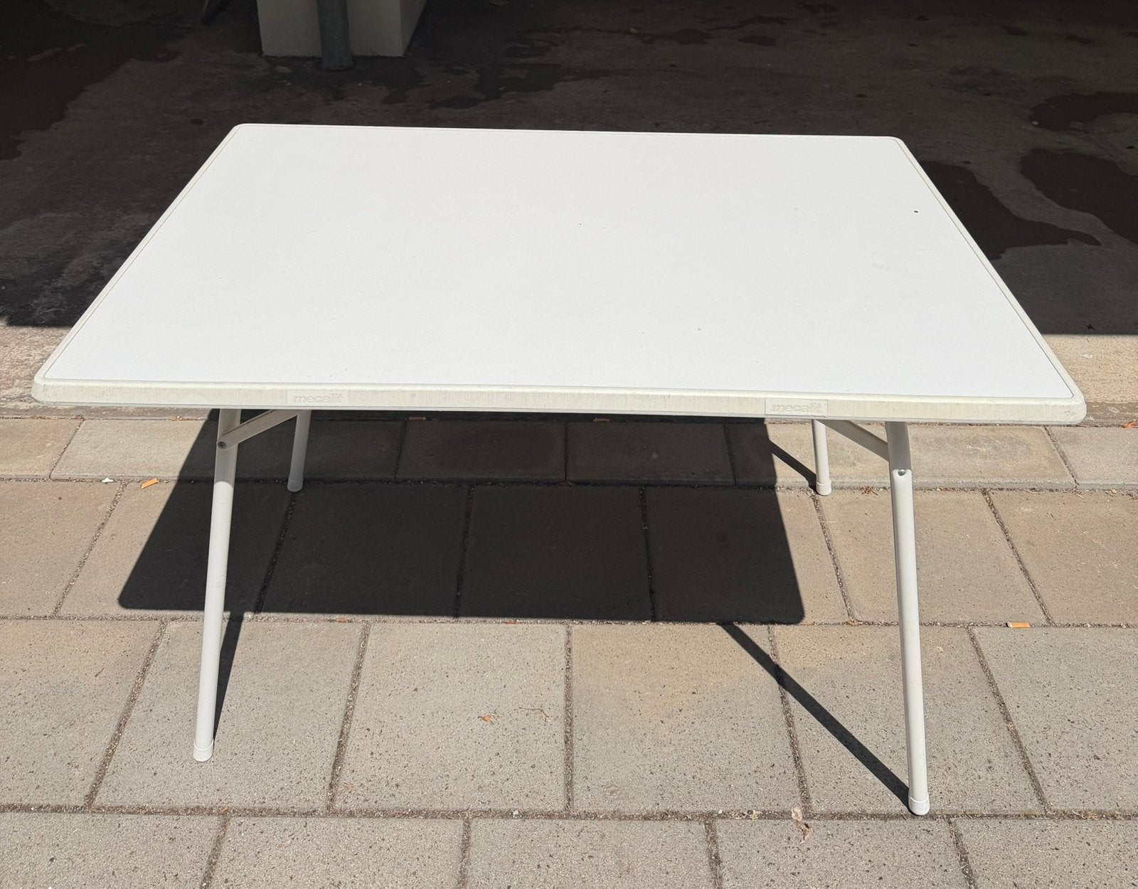 Mecalit inklapbare tafel 104x70 cm – stevige kwaliteit, Ophalen, Campingtafel