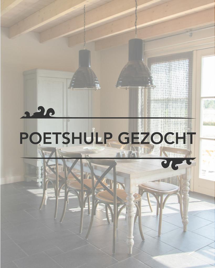 Poetshulp gezocht, Variabele uren, Overige niveaus, Vanaf 1 jaar, Overige vormen