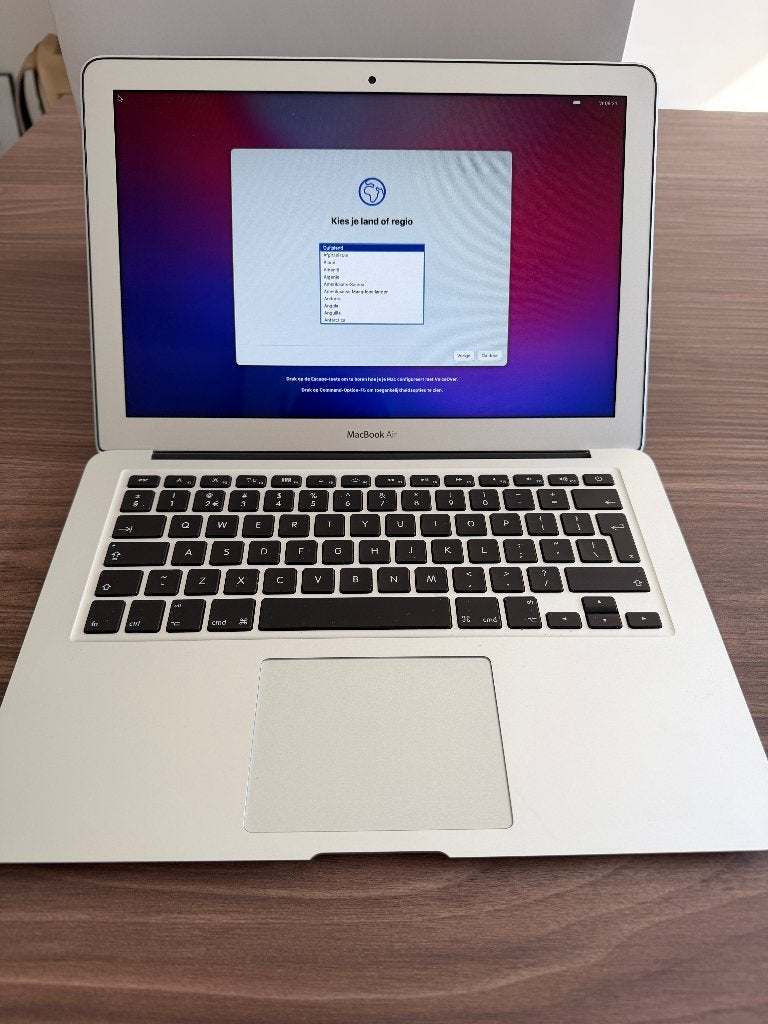 Macbook Air, Ophalen, Qwerty, 8 GB, 13 inch