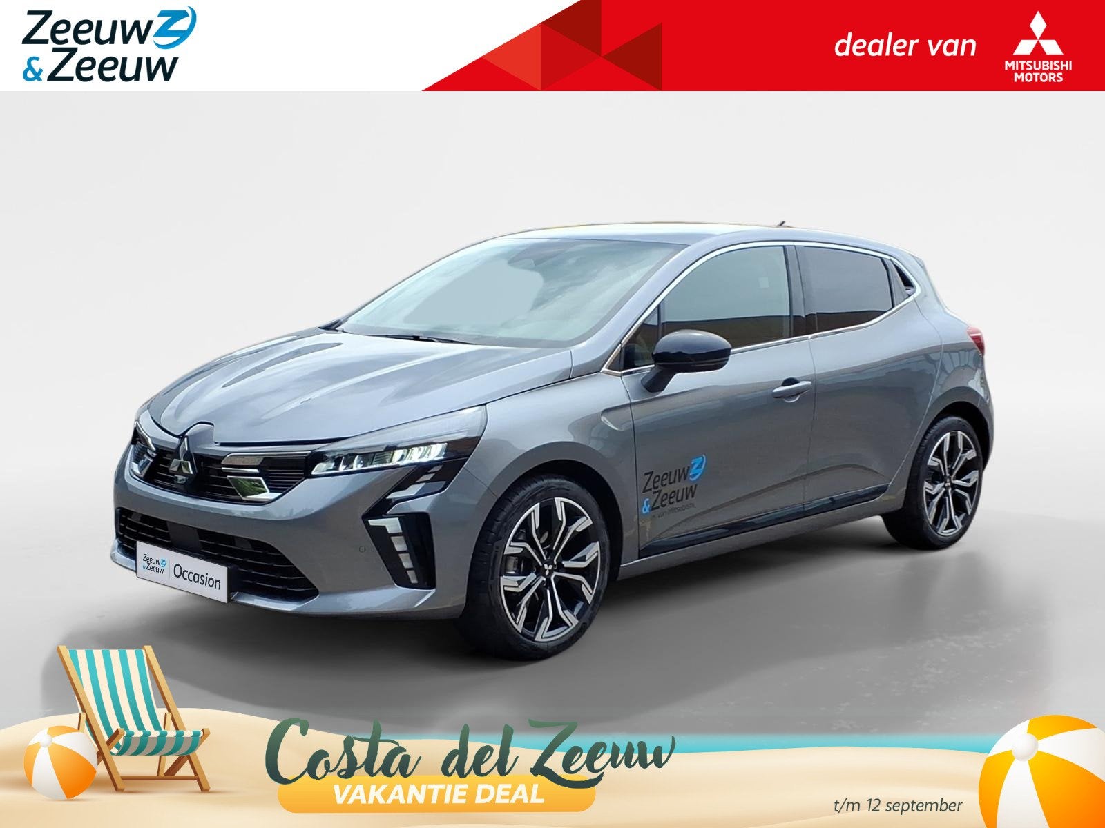 Mitsubishi Colt 1.0T MT Intense+ Apple Carplay/Android Auto, Auto's, 12 maanden, Euro 6, Leder en Stof, Colt