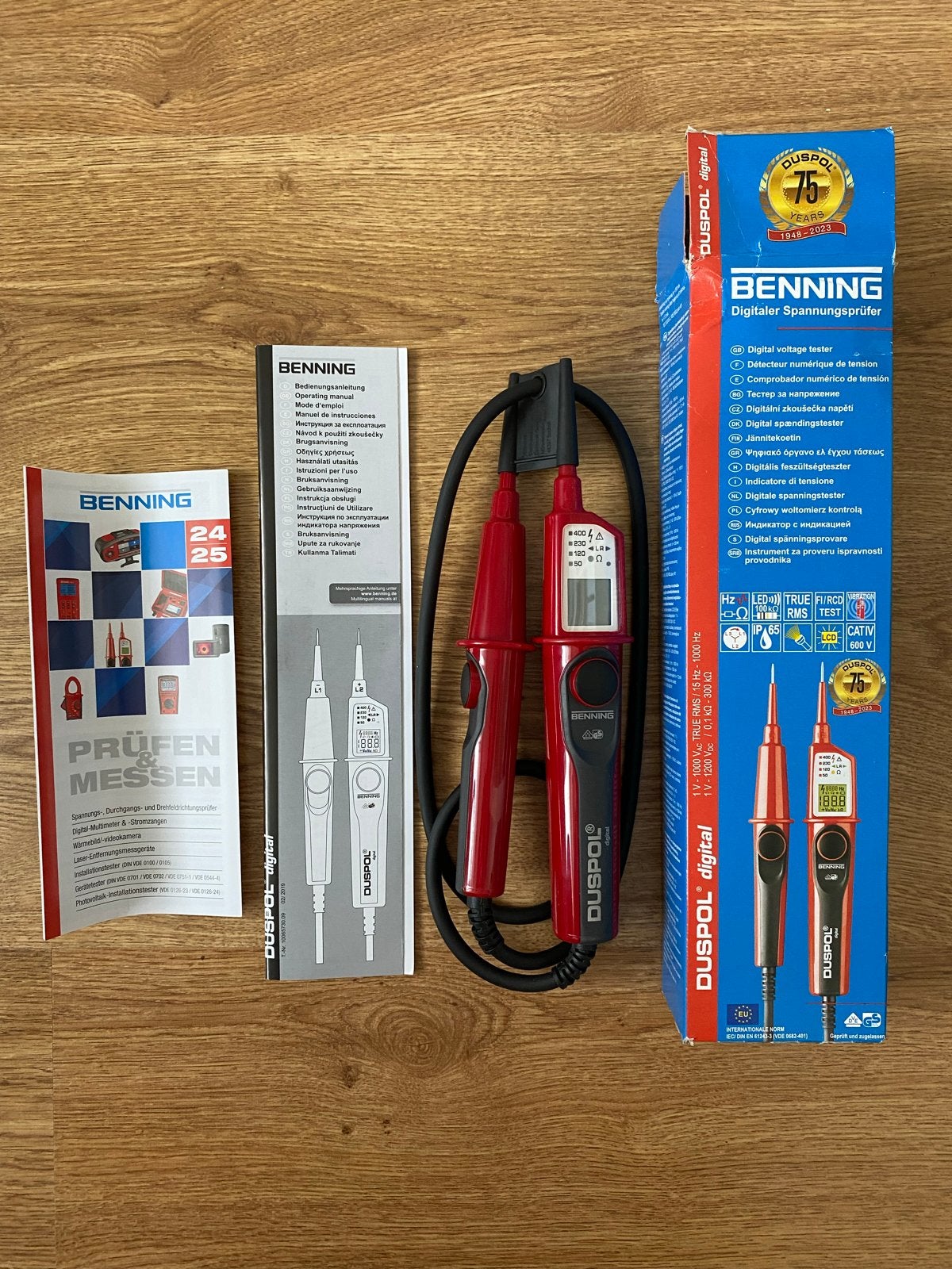 Benning Duspol Digital Spanningsmeter - Nieuw in doos, Ophalen of Verzenden, Nieuw, Overige merken, Overige typen