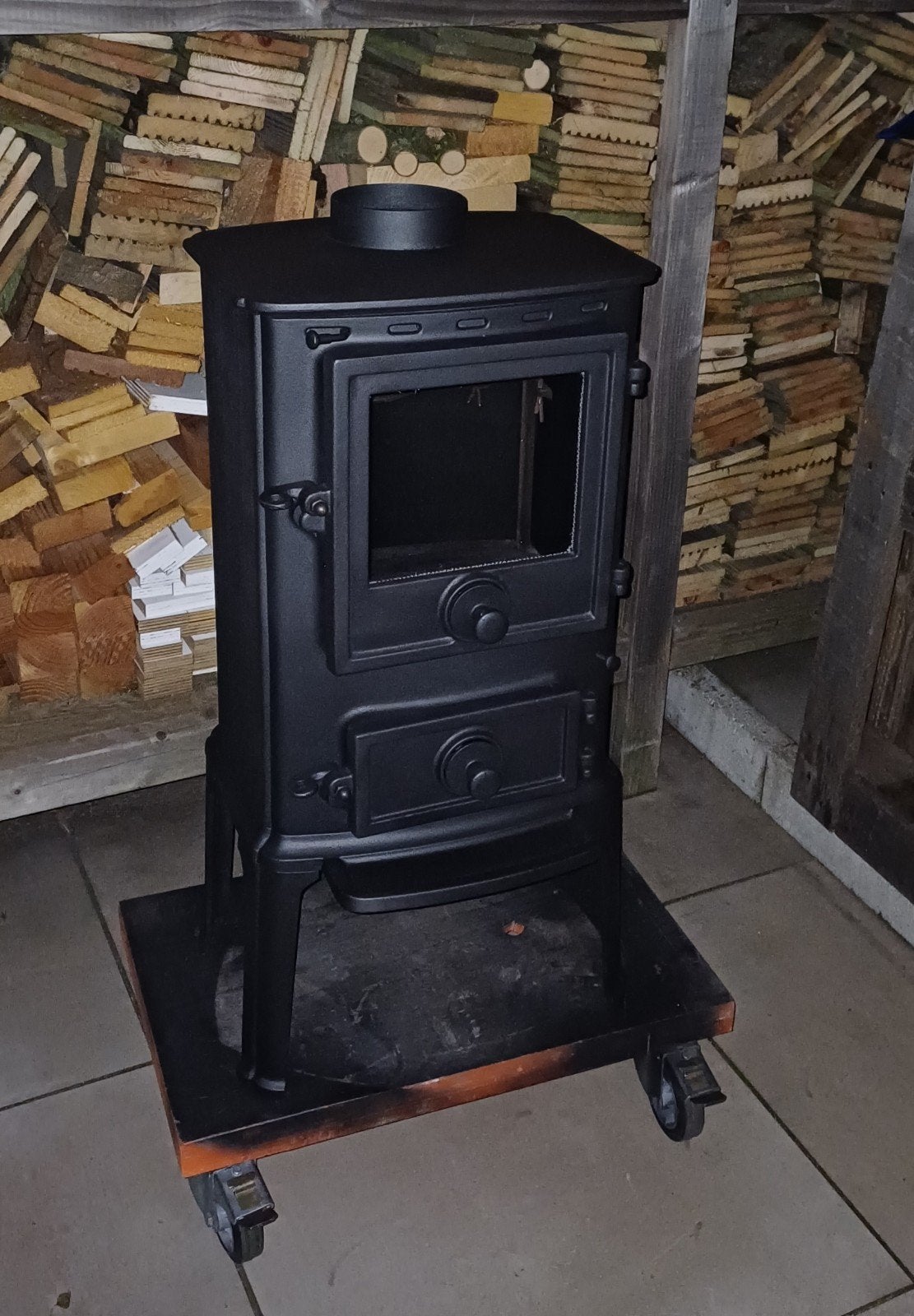 Heta Scandia 6304 houtkachel. Nieuwstaat!, Huis en Inrichting, Kachels, Ophalen, Houtkachel, Zo goed als nieuw, Vrijstaand