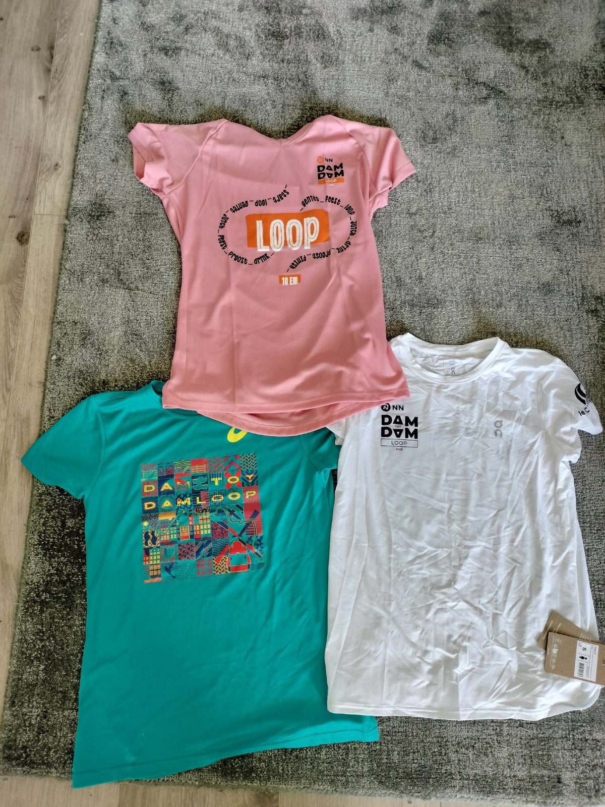 Nooit gedragen Dam tot Damloop T-shirts, Meerkleurig, Dam tot Damloop, Nieuw, Ophalen of Verzenden