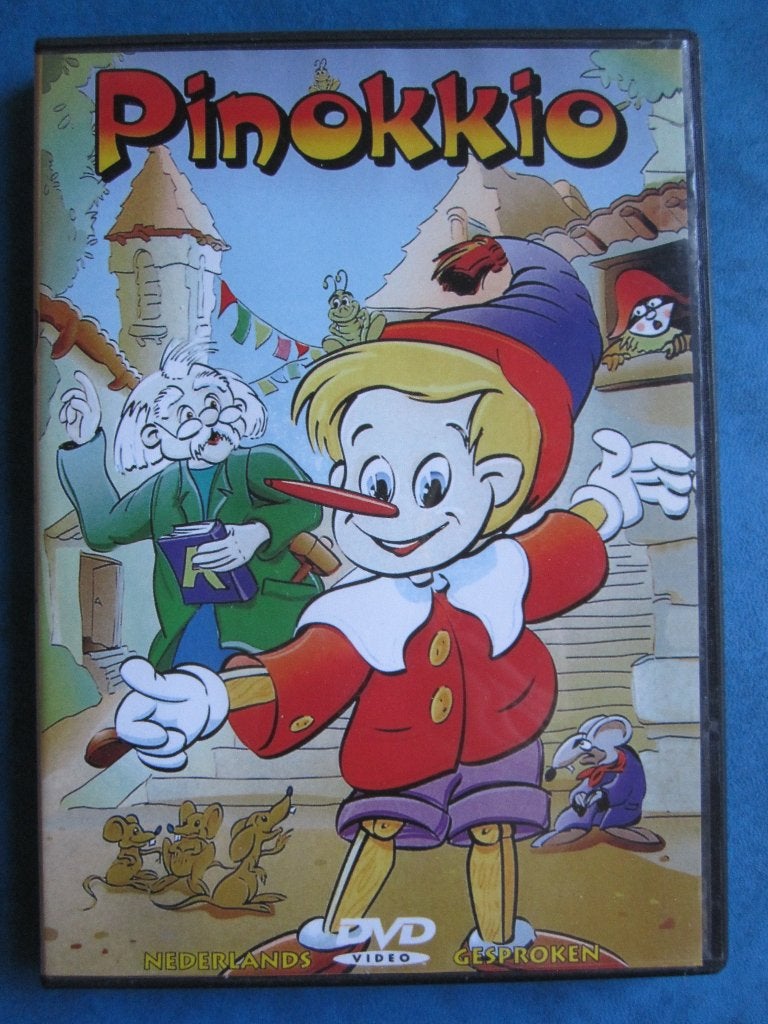 Pinokkio, Europees, Tekenfilm, Alle leeftijden, Zo goed als nieuw
