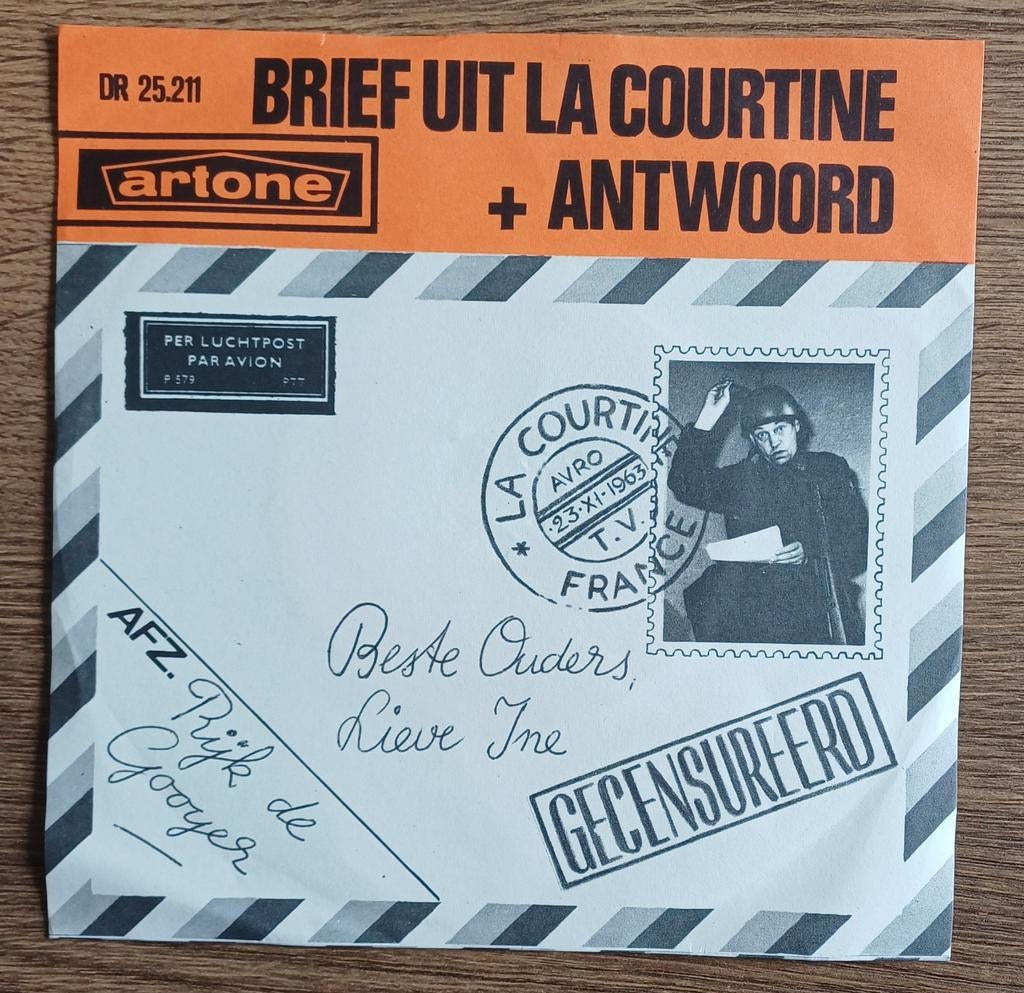 Single Rijk de Gooyer Brief Uit La Courtine, Cd's en Dvd's, Vinyl Singles, Ophalen of Verzenden, Gebruikt, Nederlandstalig