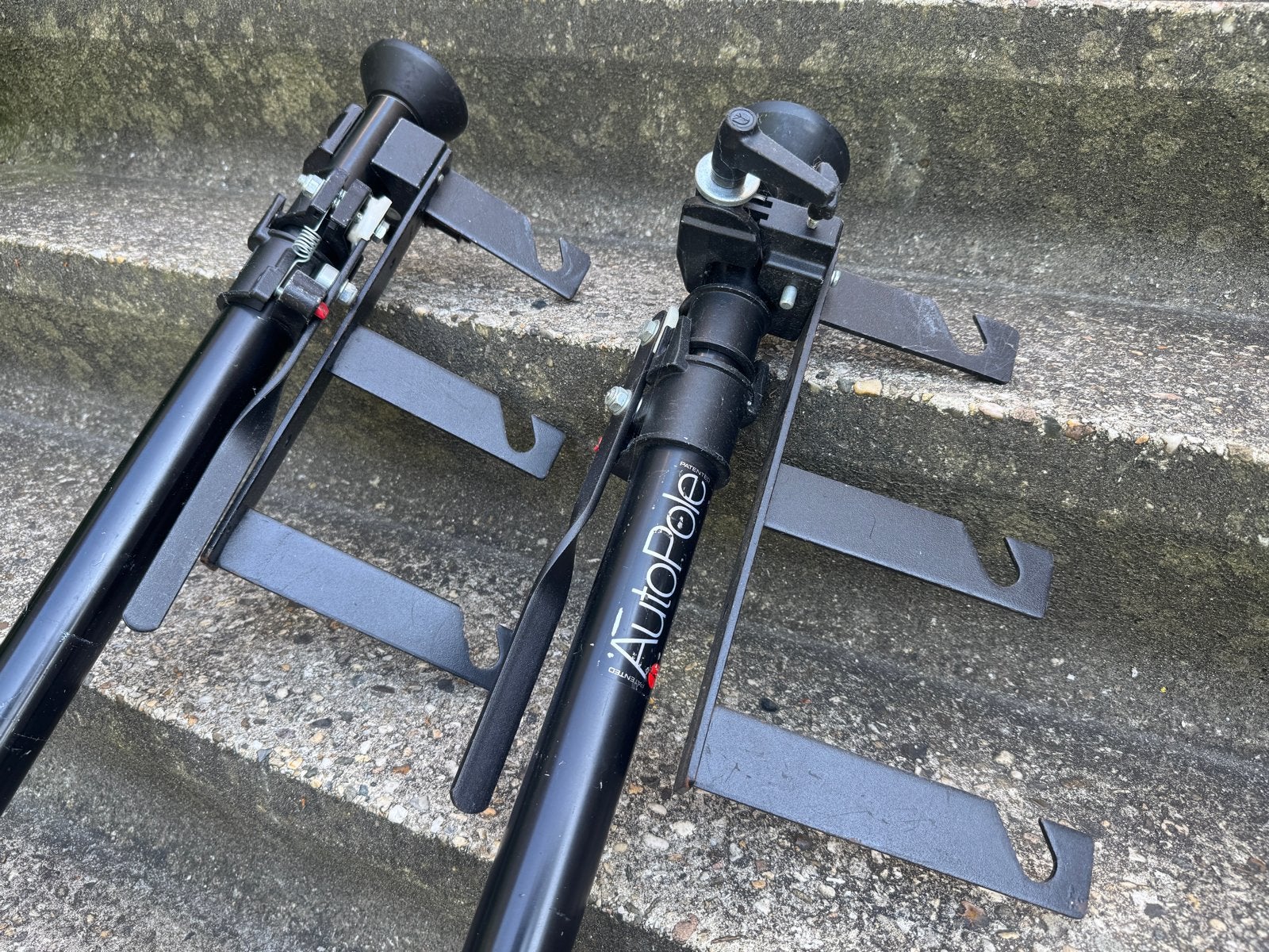 Manfrotto 032B Autopoles met 044 B/P Klemmen & Super Clamps, Manfrotto, Statief, Ophalen, Gebruikt