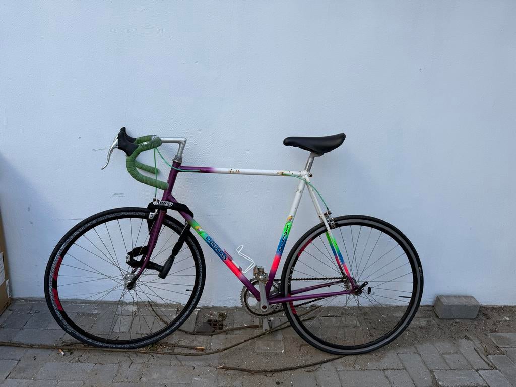 Vintage racefiets, kleurrijk en uniek, Overige merken, 28 inch, Gebruikt, Ophalen of Verzenden