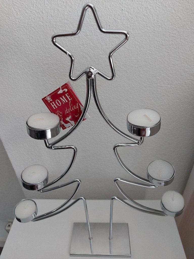 Kerstboom voor waxinelichtjes, Ophalen, Nieuw