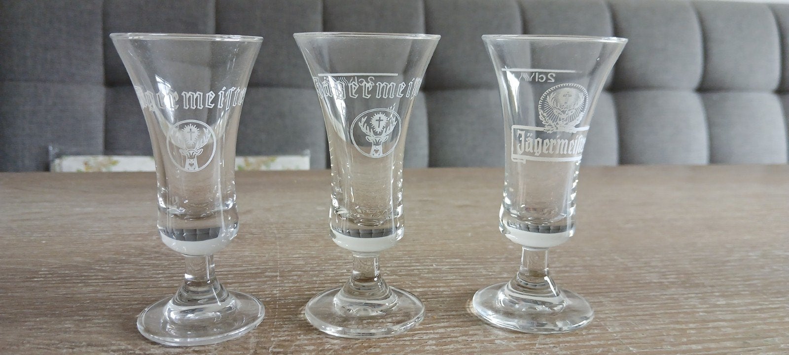 3 verschillende Jägermeister borrelglaasjes shot glas, Verzamelen, Glas en Borrelglaasjes, Ophalen of Verzenden, Zo goed als nieuw
