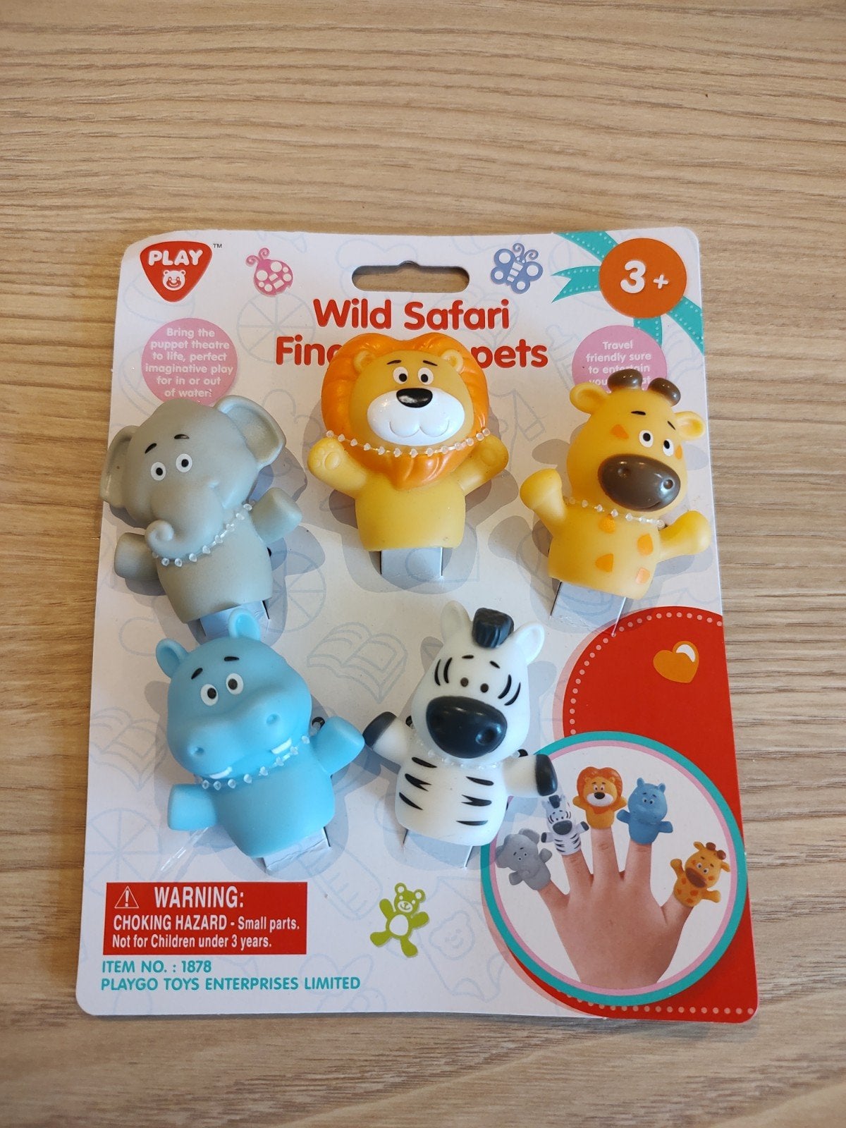 plastic vinger poppetjes, safari dieren, Kinderen en Baby's, Ophalen of Verzenden, Nieuw, Jongen of Meisje