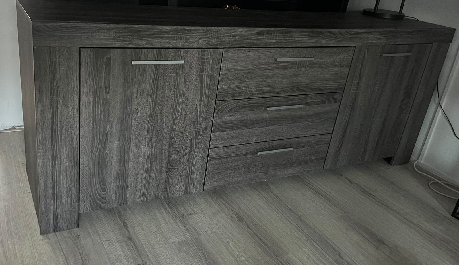 Grijze dressoir Haco, Ophalen, Zo goed als nieuw, 25 tot 50 cm, 200 cm of meer