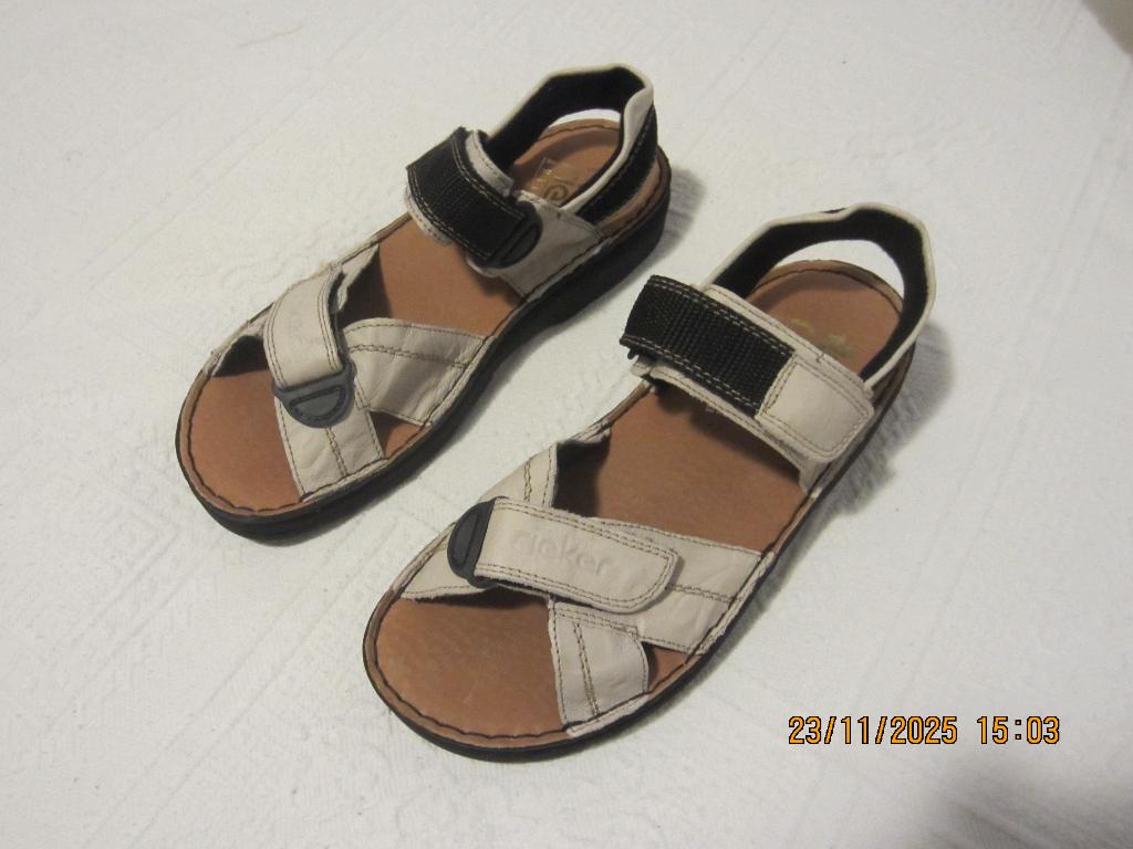 DAMES SCHOEN RIEKER, Ophalen, Zwart, Nieuw, Sandalen of Muiltjes