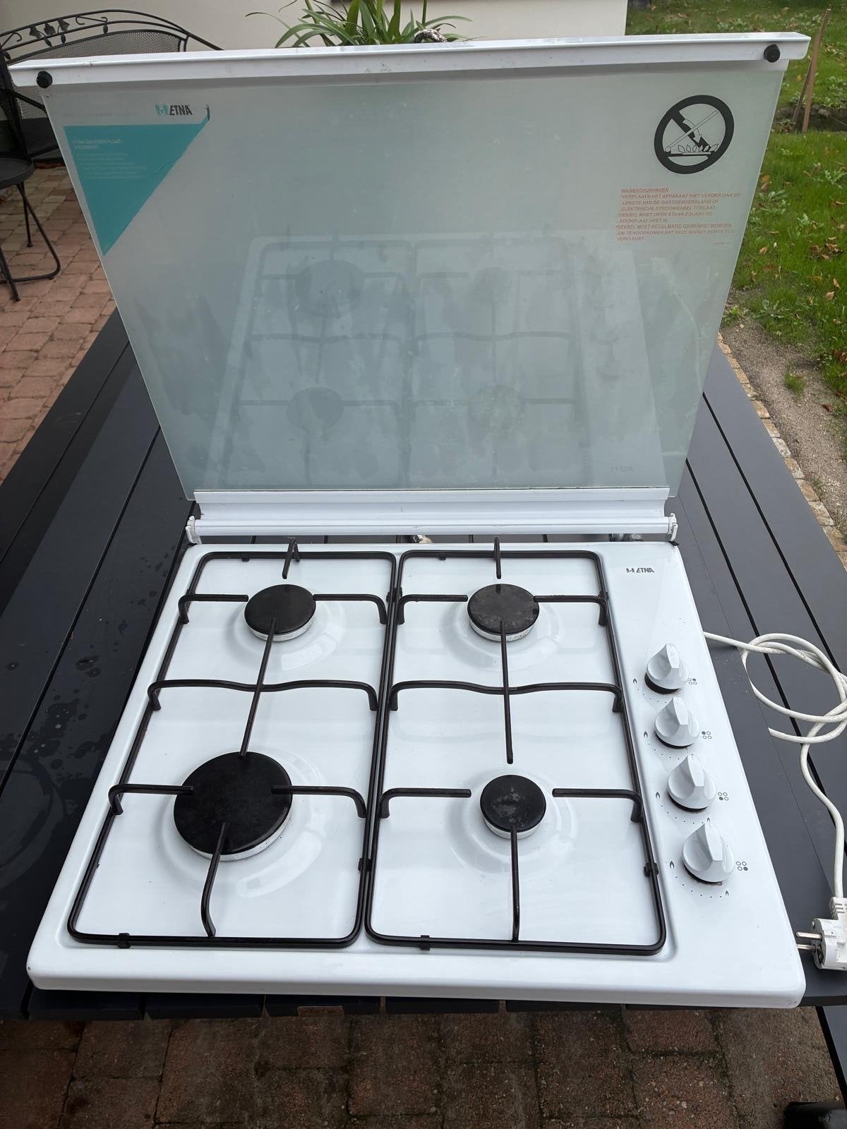 Atag gasfornuis met 4 kookzones, Witgoed en Apparatuur, Fornuizen, Ophalen, Gebruikt, 4 kookzones, Gas