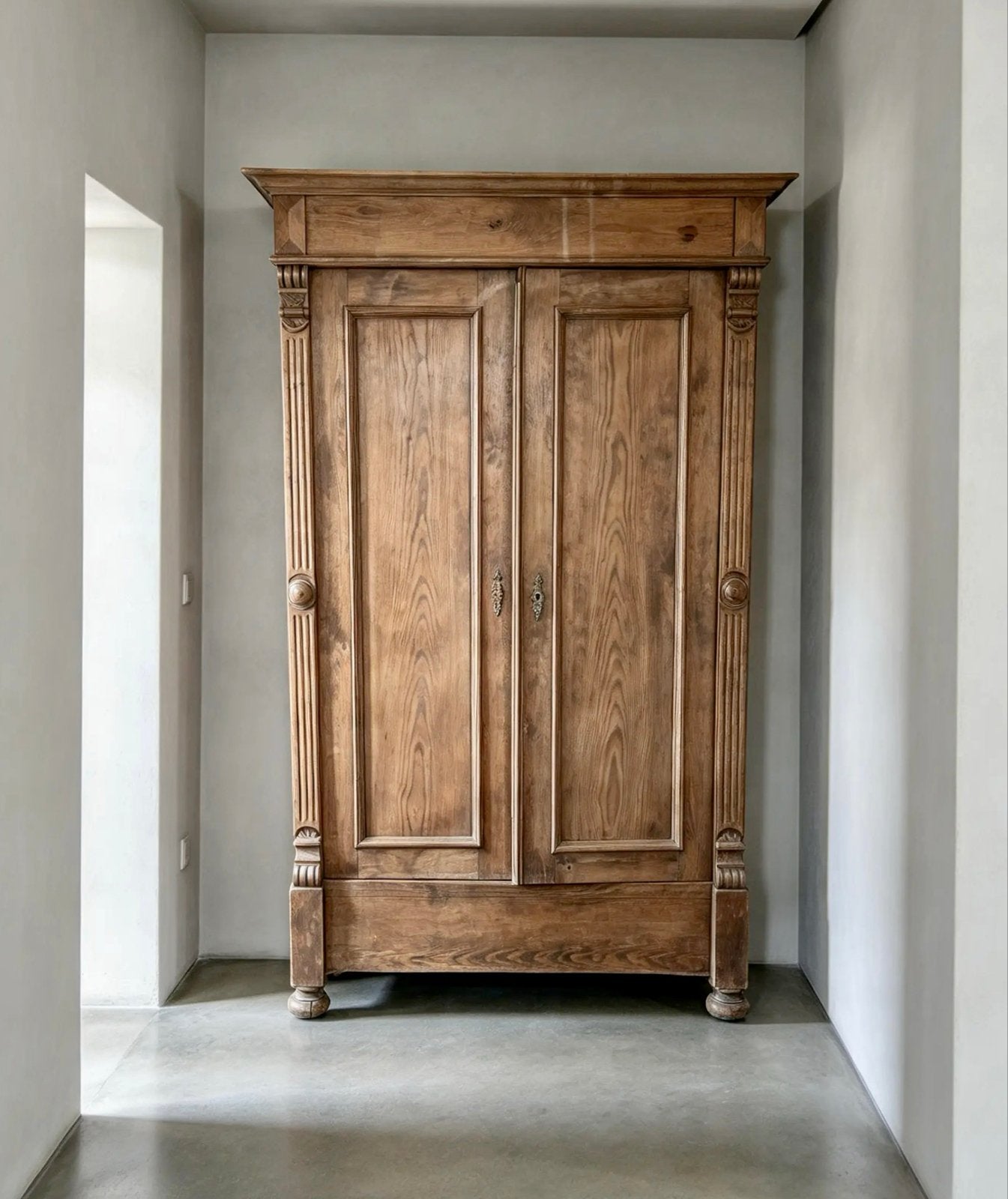 *Sobere Linnenkast keuken kast met Legplanken* antiek *, Huis en Inrichting, Ophalen, Gebruikt, 100 tot 150 cm, 150 tot 200 cm