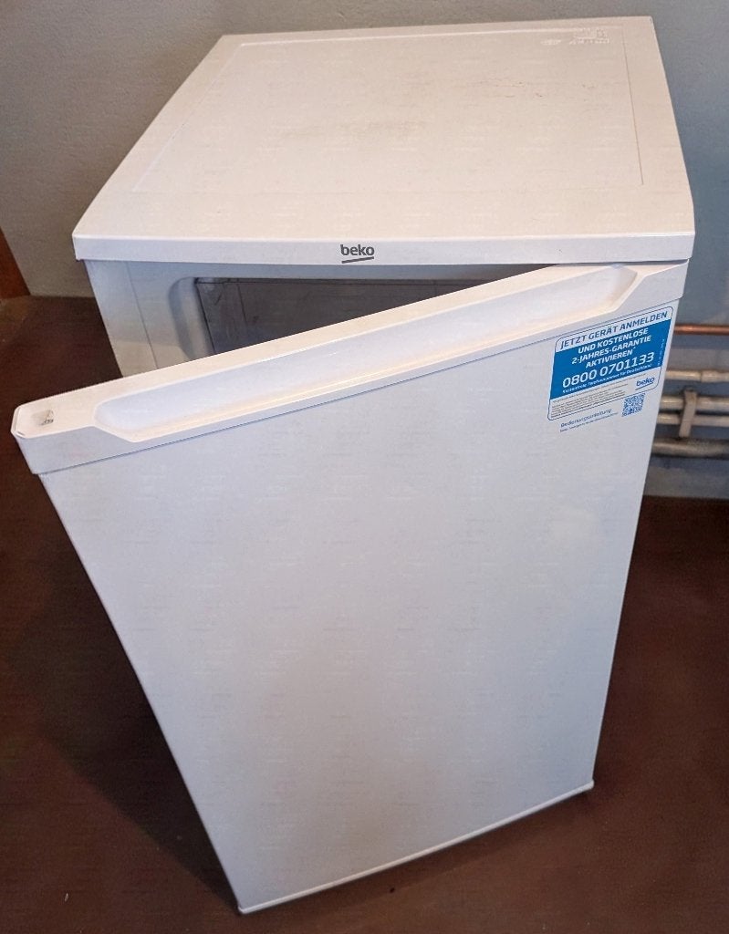 Beko diepvries, Witgoed en Apparatuur, Vriezers en Diepvrieskisten, Minder dan 85 cm, Minder dan 60 cm, Zo goed als nieuw, Vrijstaand