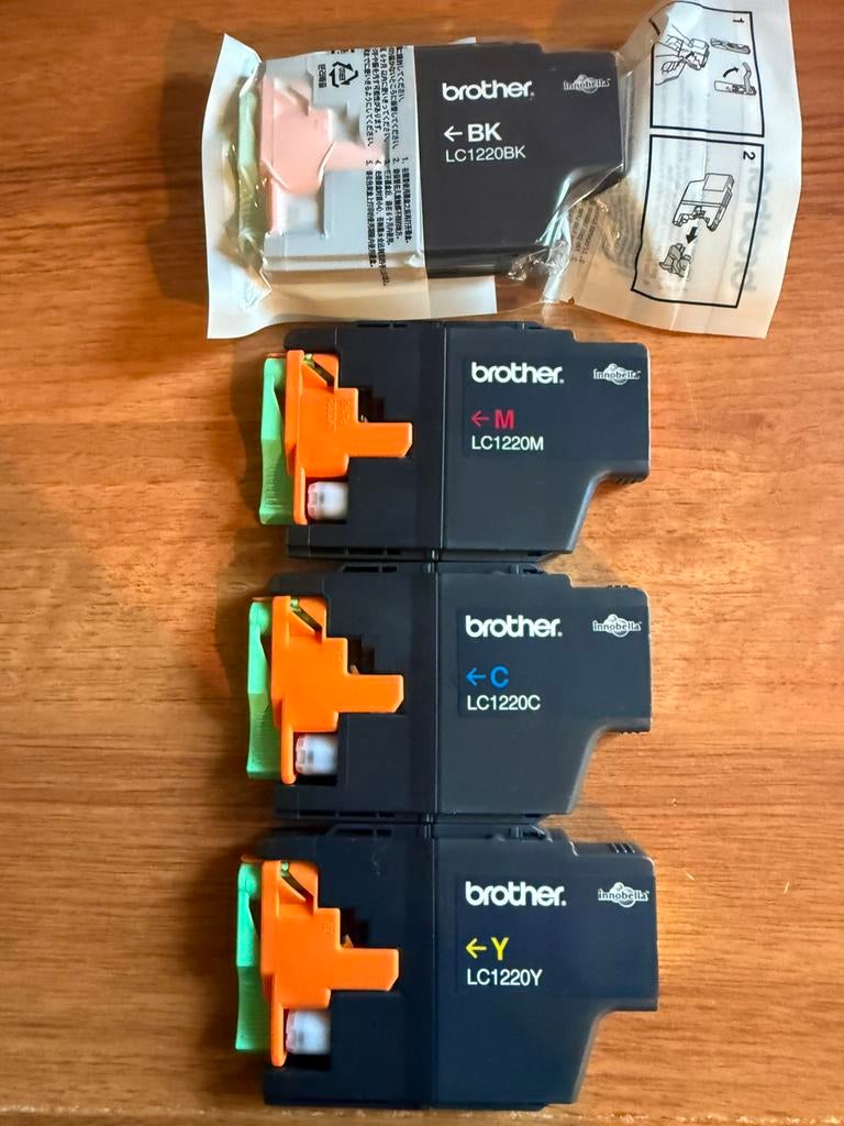 Originele Brother LC1220 cartridges – nieuw / ongebruikt, Ophalen of Verzenden, Nieuw