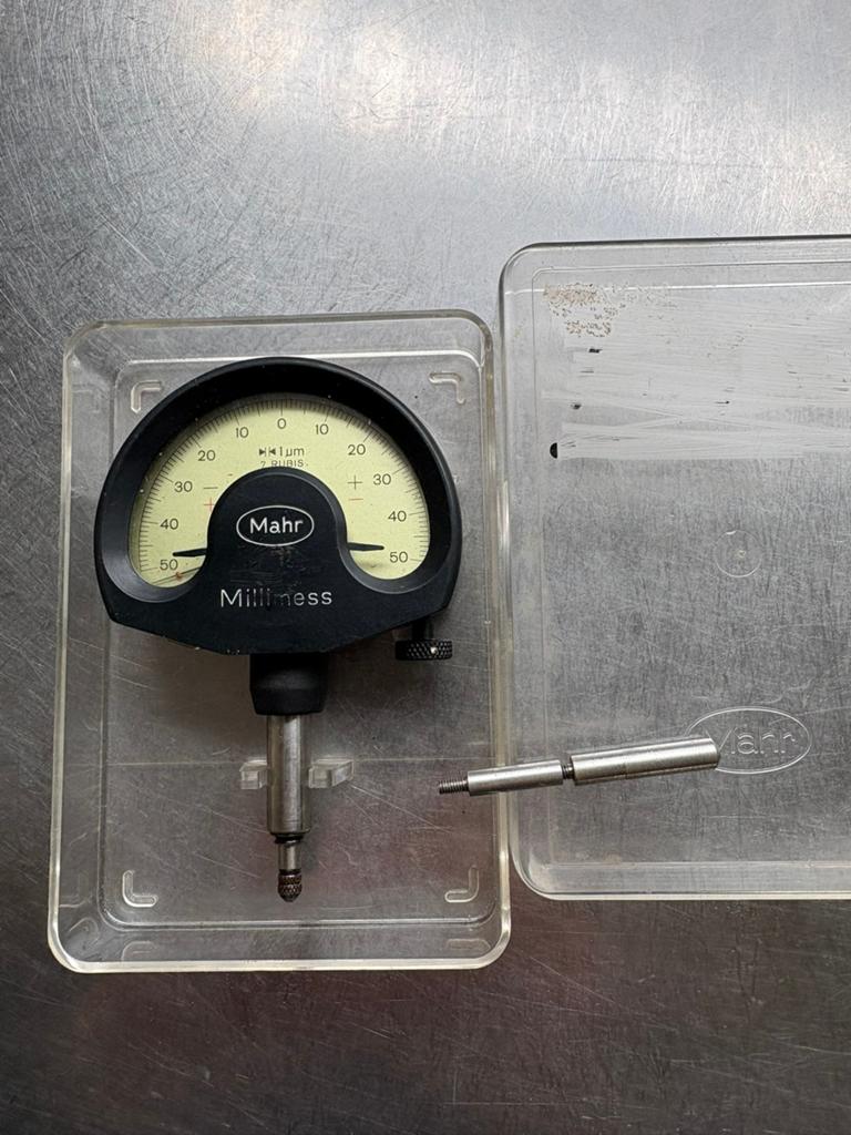 Meetklok Millimess van Mahr en Plunjermeetklok merk Käfer, Ophalen of Verzenden
