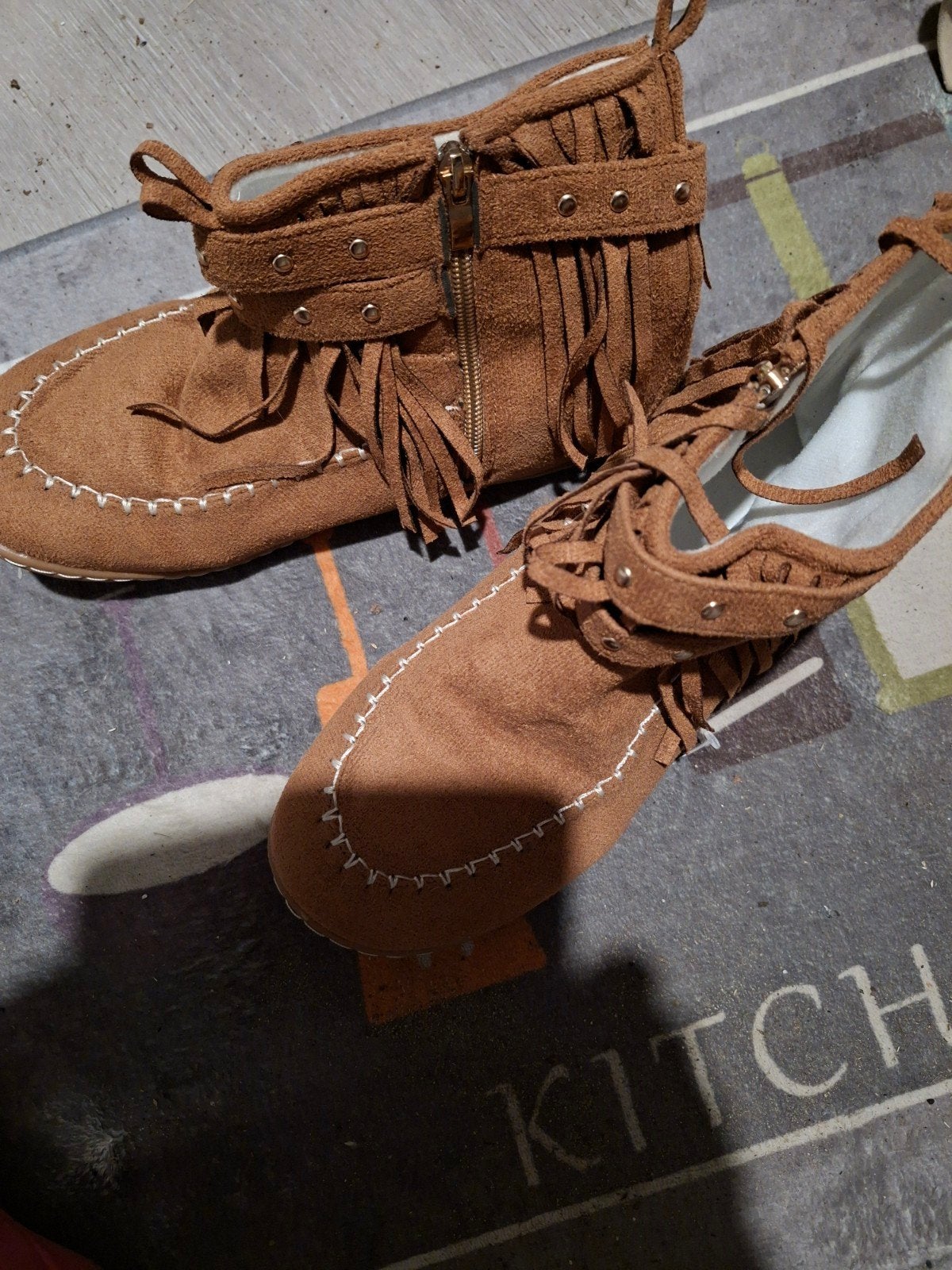 Western schoenen maat 40, Bruin, Lage of Enkellaarzen, Ophalen of Verzenden, Zo goed als nieuw