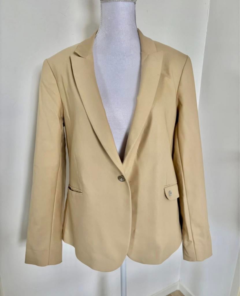Mos Mosh blazer - maat 46, Ophalen of Verzenden, Zo goed als nieuw, Maat 46/48 (XL) of groter, Beige