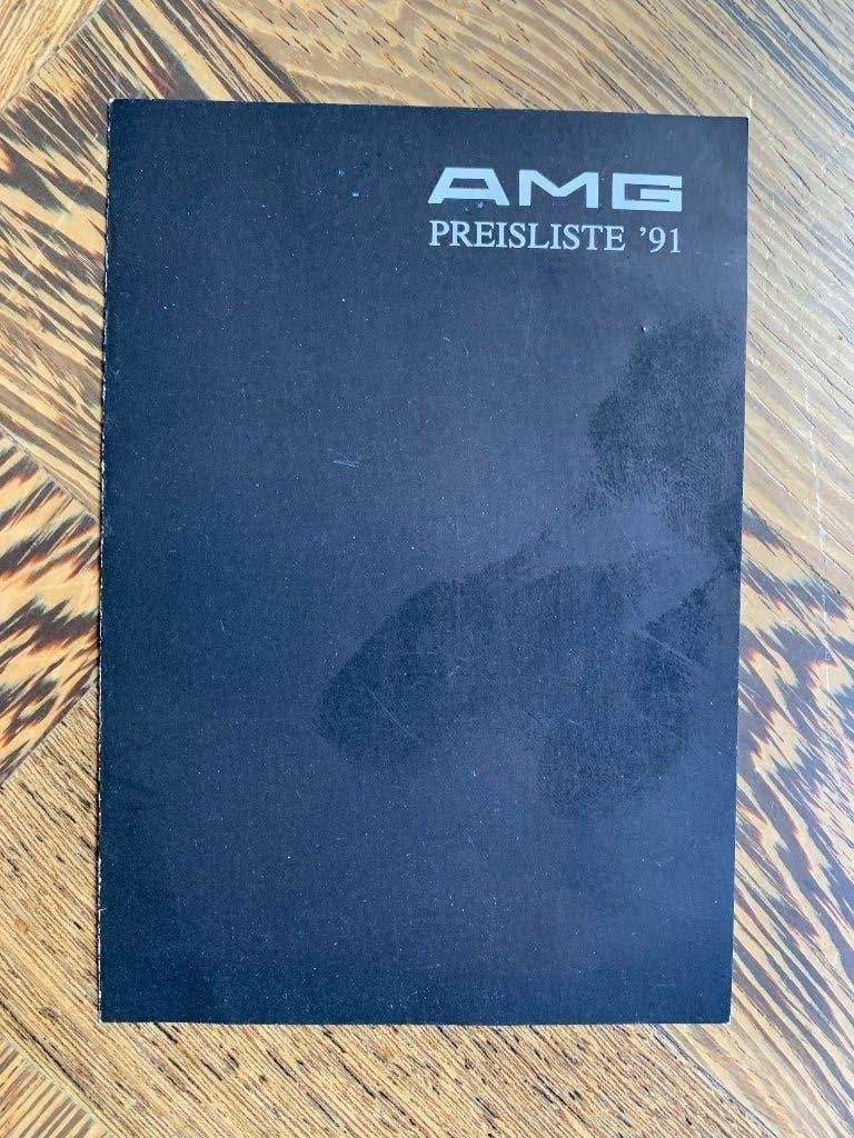Duitse prijslijst Mercedes-Benz AMG pre-merger 1991 nieuw, Nieuw, Mercedes-Benz, Mercedes, Ophalen of Verzenden