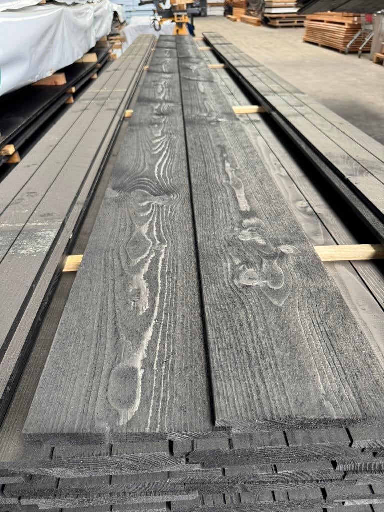 Restpartij 66 Zweeds Rabat planken | 500 cm | 12-26 mm, Tuin en Terras, Palen, Balken en Planken, Ophalen, Zo goed als nieuw, 250 cm of meer