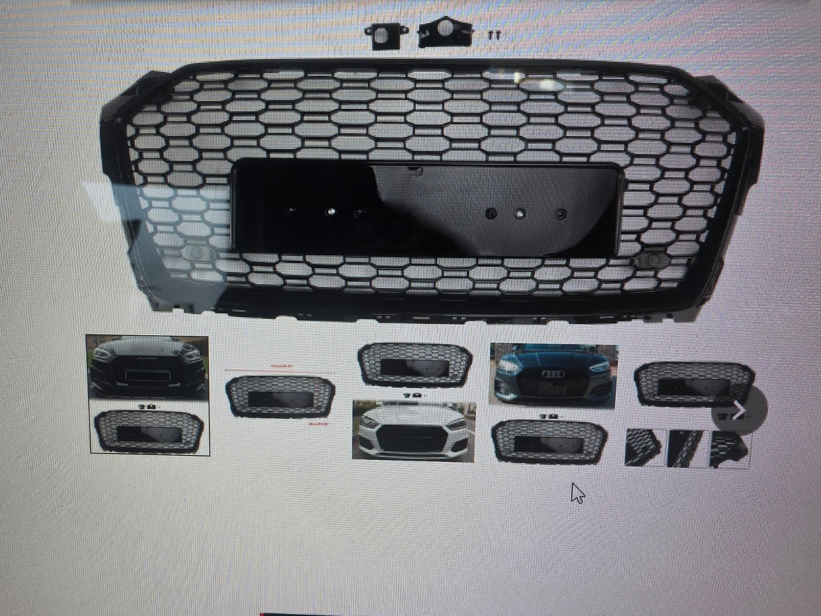 Audi A5 S5 B9 RS5 Stijl Honingraat Sport Grill Zwart, Auto-onderdelen, Ophalen
