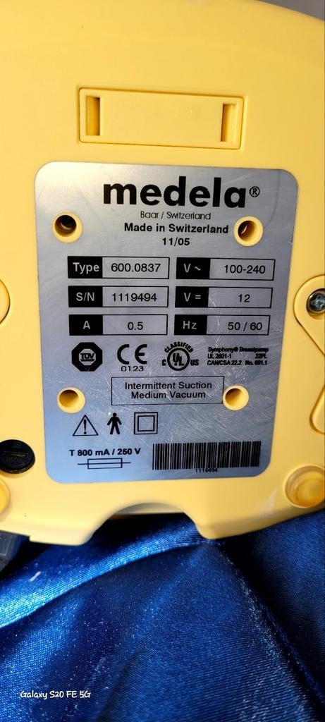 Medela Symphony 2.0 borstkolf –betrouwbaar en in goede staat, Ophalen of Verzenden, Zo goed als nieuw, Borstkolf
