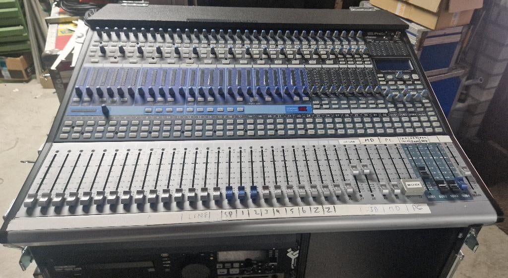 Presonus Studiolive 32.4.2AI in case, Ophalen, Zo goed als nieuw, 20 kanalen of meer, Microfooningang