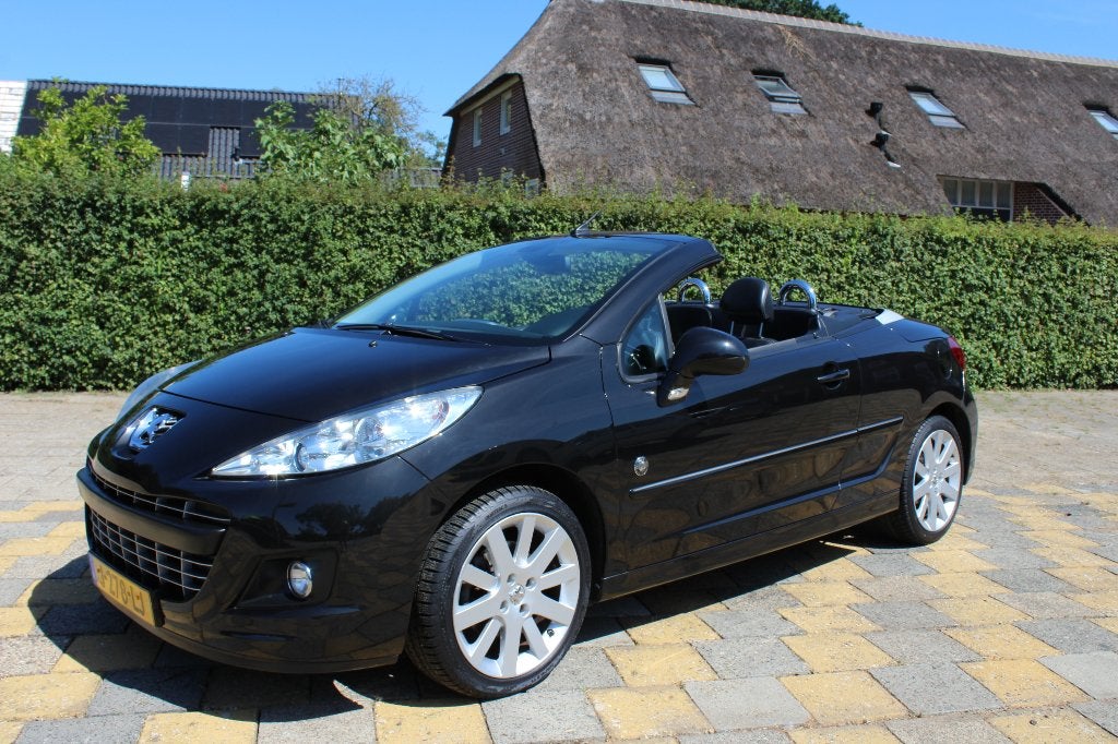 Peugeot 207 1.6 VTI CC ROLAND GARROS AUTOMAAT  APK 09-2027, Zwart, 4 cilinders, Cabriolet, 4 stoelen