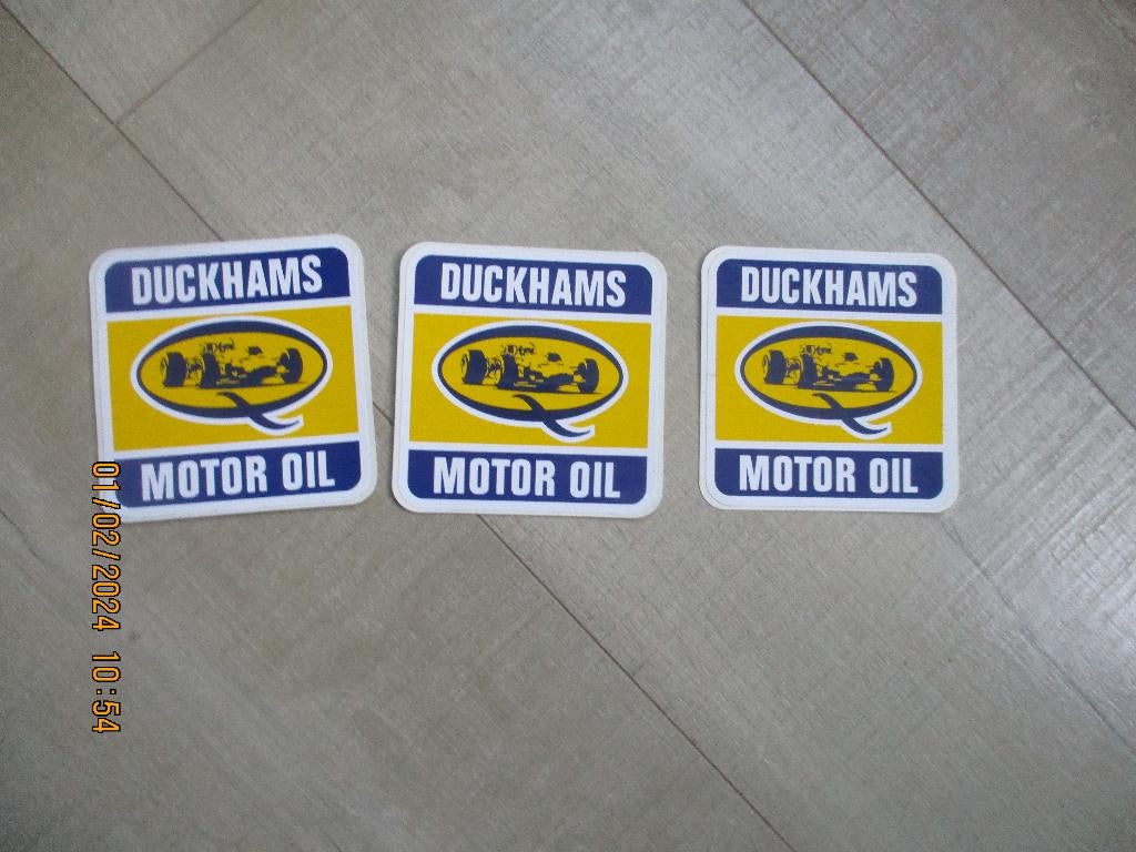 Duckhams - Wynn's - Aral - Michelin - Dunlop - Stickers . !!, Ophalen of Verzenden, Zo goed als nieuw, Meerdere stickers