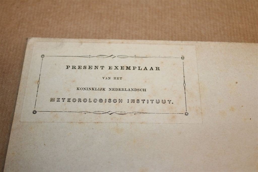 Meteorologisch Jaarboek 1873 — KNMI Presentexemplaar, Ophalen of Verzenden, Gelezen, Europa