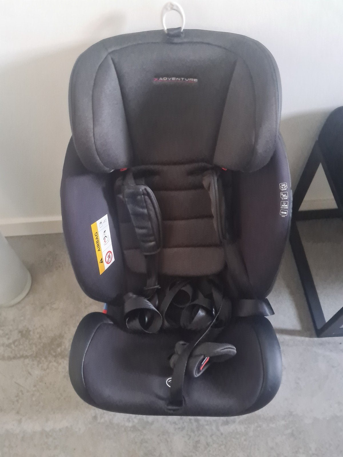 X-Adventure 360 draaibaar autostoeltje 0-36 kg Isofix, Autogordel of Isofix, Gebruikt, Zijbescherming, Ophalen