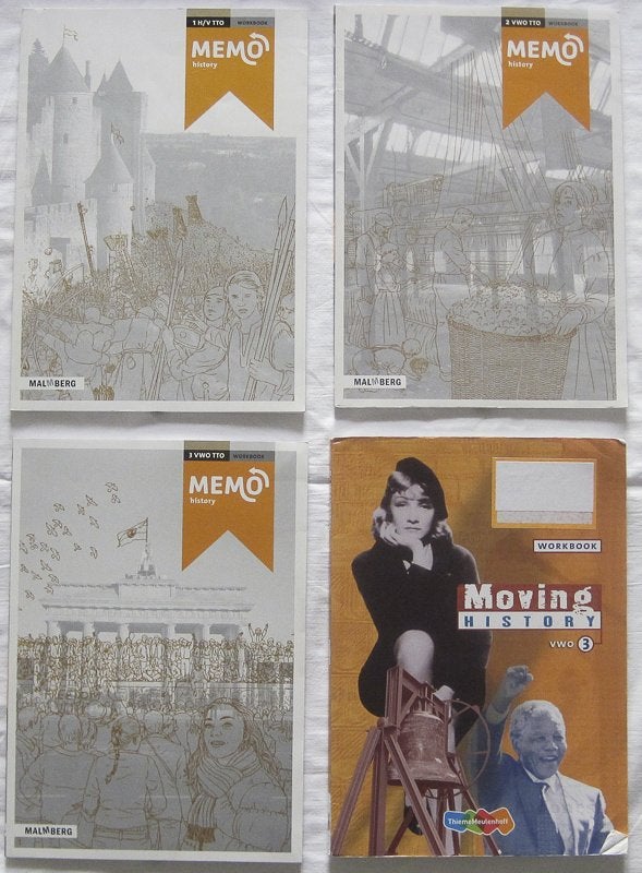 Memo history workbook VWO 1+2+3 Moving history workbook VWO3, Boeken, Ophalen, Zo goed als nieuw, VWO, Geschiedenis