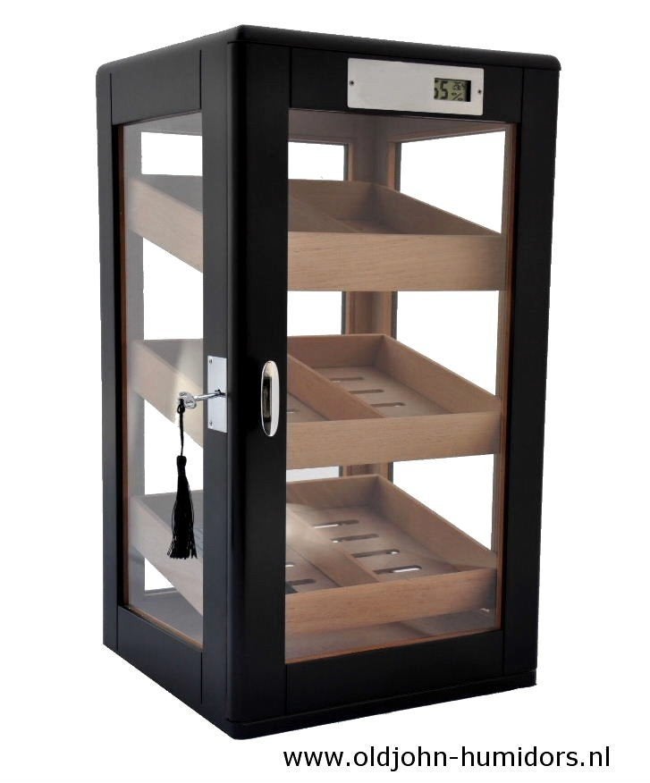 HUMIDOR KABINET KAST DIGITAAL "VITRINE ROYAL DIGITAL"  h96bl, Verzenden, Nieuw, Tabaksdoos of Verpakking