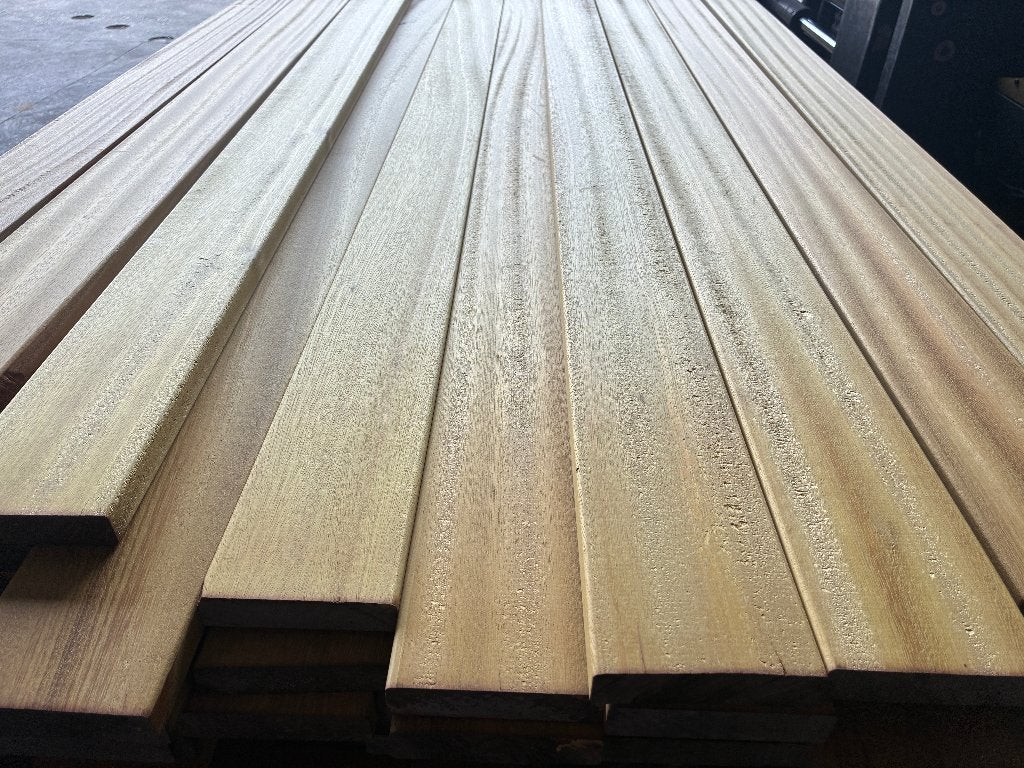 vlonderplanken-planken-schutting-Hardhout/Guariuba-21x94mm, Ophalen, Planken, Nieuw, Hardhout