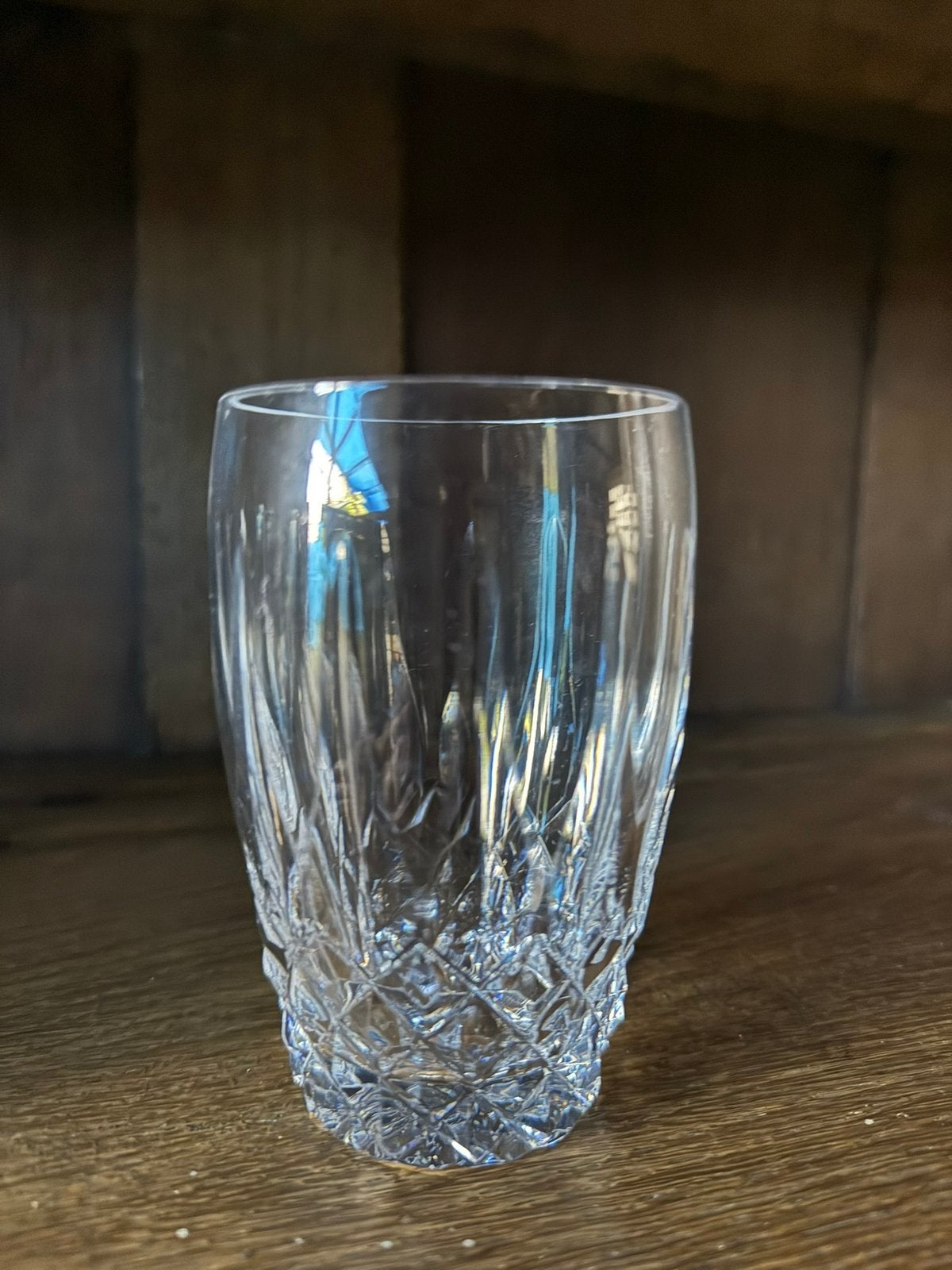 Set van 6 vintage kristallen glazen, Ophalen of Verzenden, Zo goed als nieuw, Overige typen