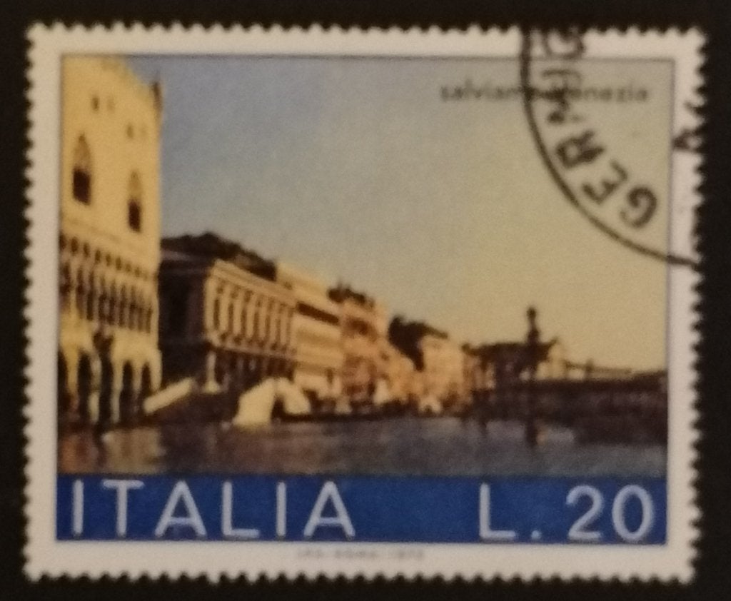 ITALIË - Unesco (Redt Venetië) 1973, Verzenden, Gestempeld