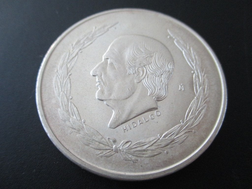 Mexico 5 pesos 1953, Ophalen of Verzenden, Midden-Amerika, Losse munt, Zilver