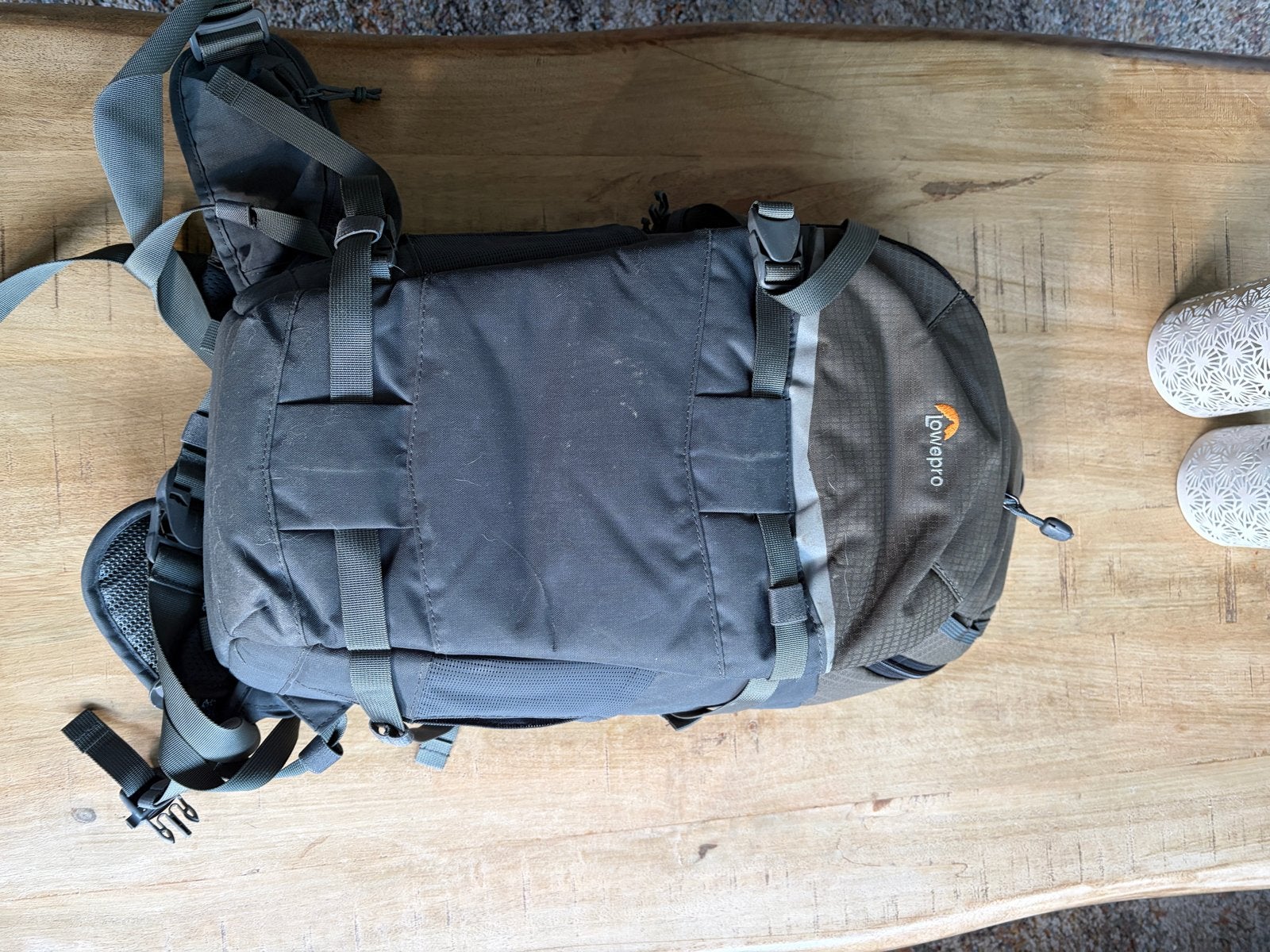 Lowepro Flipside Trek BP 350 AW Cameratas Rugzak, Rugtas, Gevoerd, Ophalen of Verzenden, Grijs