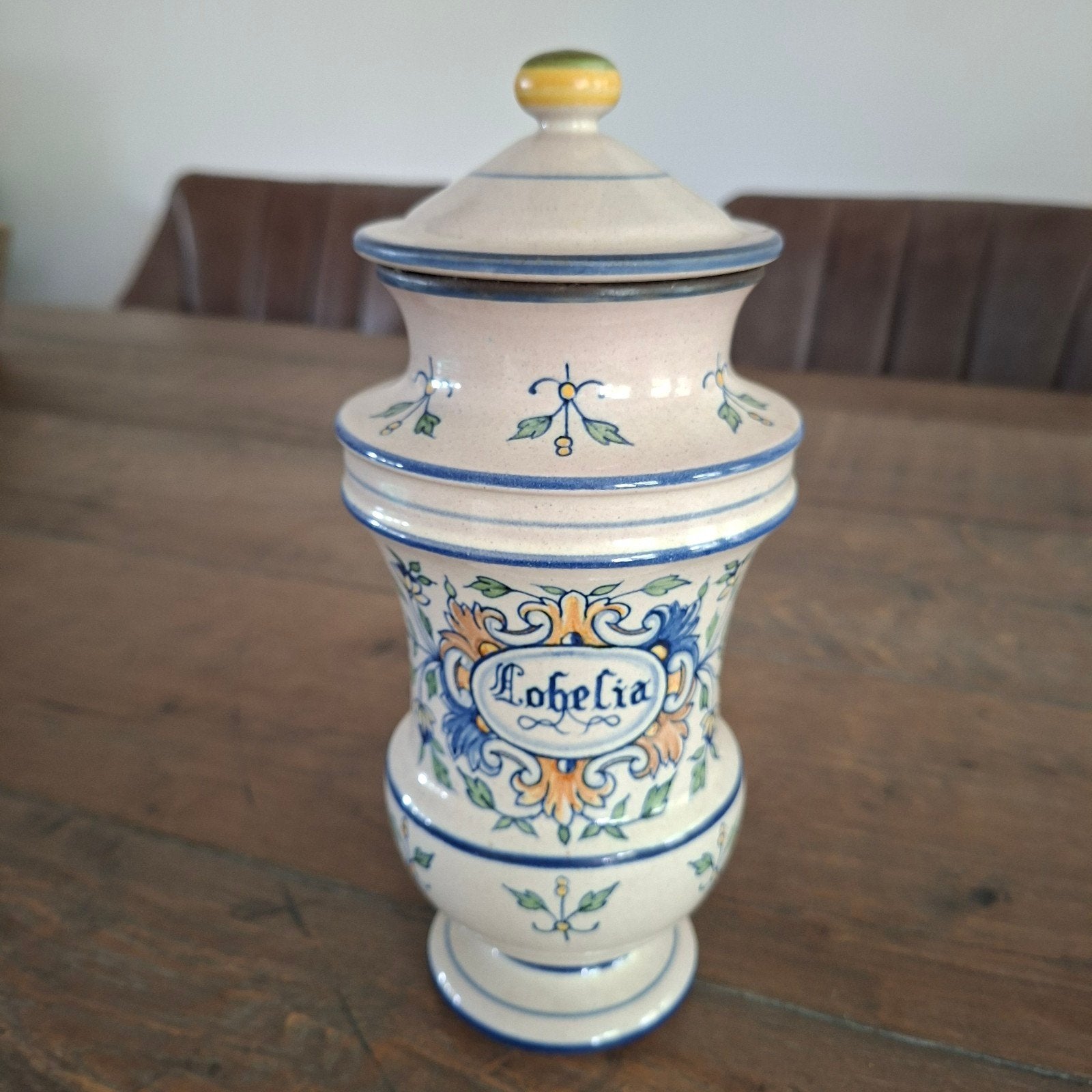 Vintage Italiaanse apothekerspot 'Lobelia', Antiek en Kunst, Ophalen of Verzenden