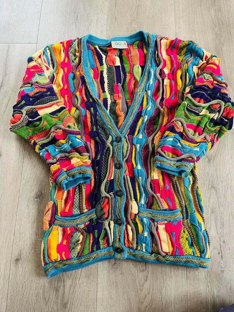 Vintage COOGI Cardigan - Maat M - Australië, Verzenden, Zo goed als nieuw, Maat 38/40 (M), Overige kleuren