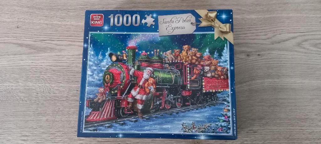 kerst puzzel, Ophalen of Verzenden, 500 t/m 1500 stukjes, Gebruikt, Legpuzzel