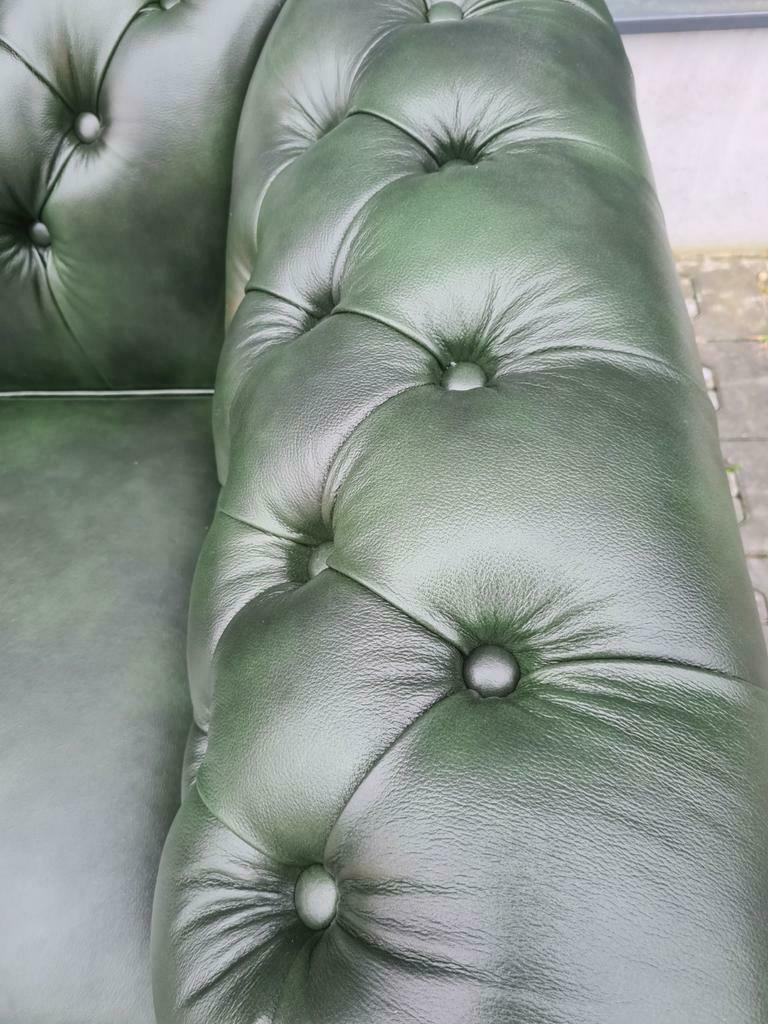 NIEUWE Chesterfield bank groen + GRATIS BEZORGING, Huis en Inrichting, Banken | Bankstellen, Chesterfield, Nieuw, Ophalen of Verzenden
