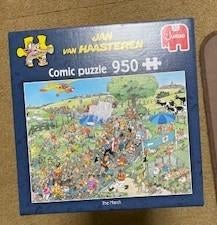 2 Jan van Haasteren Puzzels  ( ruilen mag ook ), Ophalen, 500 t/m 1500 stukjes, Zo goed als nieuw, Legpuzzel