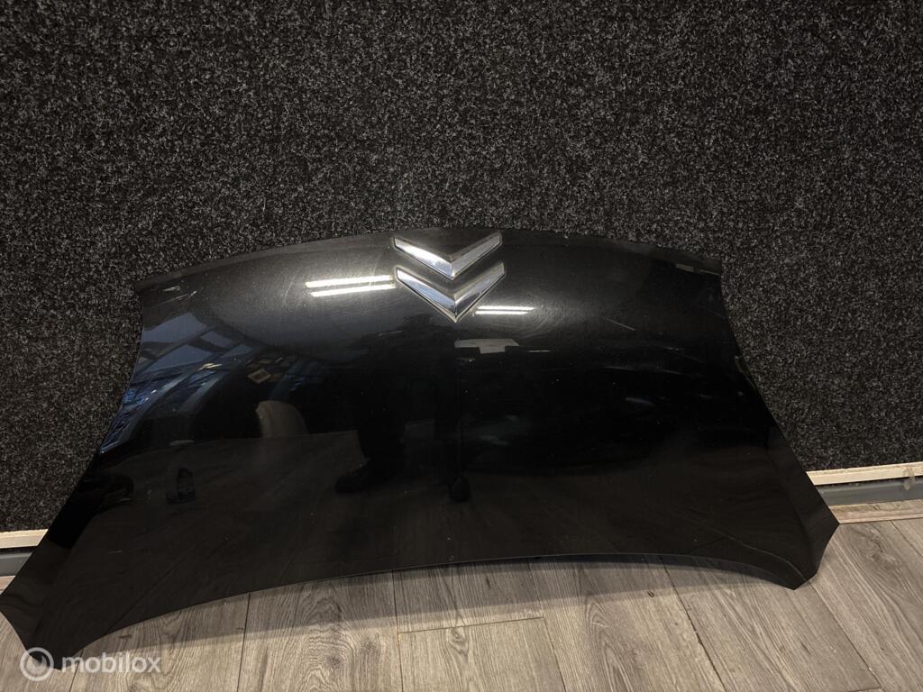 Citroen C1 ('05-'12) Motorkap | EXZ | ZWART |, Gebruikt, Citroën, Ophalen of Verzenden, Motorkap