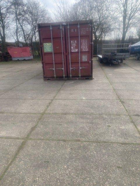 Te koop Zeecontainer, Ophalen